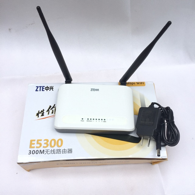 [Freeship toàn quốc từ 50k] Bộ phát wifi ZTE E5300 2 râu 300 Mbs có chức năng kích sóng wifi | WebRaoVat - webraovat.net.vn