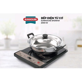 Bếp điện từ SUNHOUSE SHD6149 ( tặng kèm nồi lẩu)