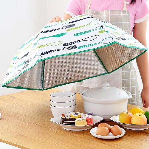 Lồng Bàn Gấp Gọn - Giữ Nhiệt - Bảo Quản Thực Phẩm - Hình Họa Tiết Dễ Thương