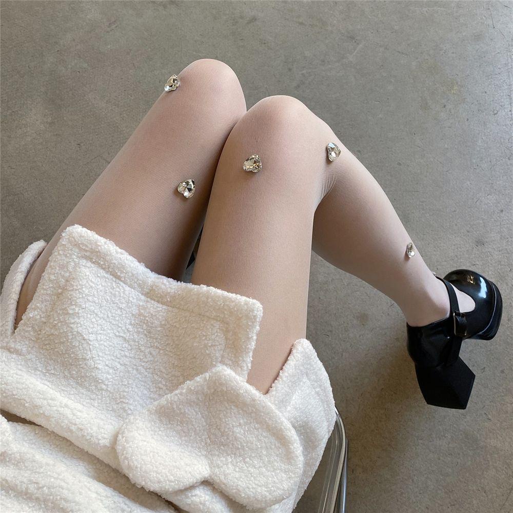 Quần Tất Thoáng Khí Đính Đá Cổ Điển Quyến Rũ Cho Nữ