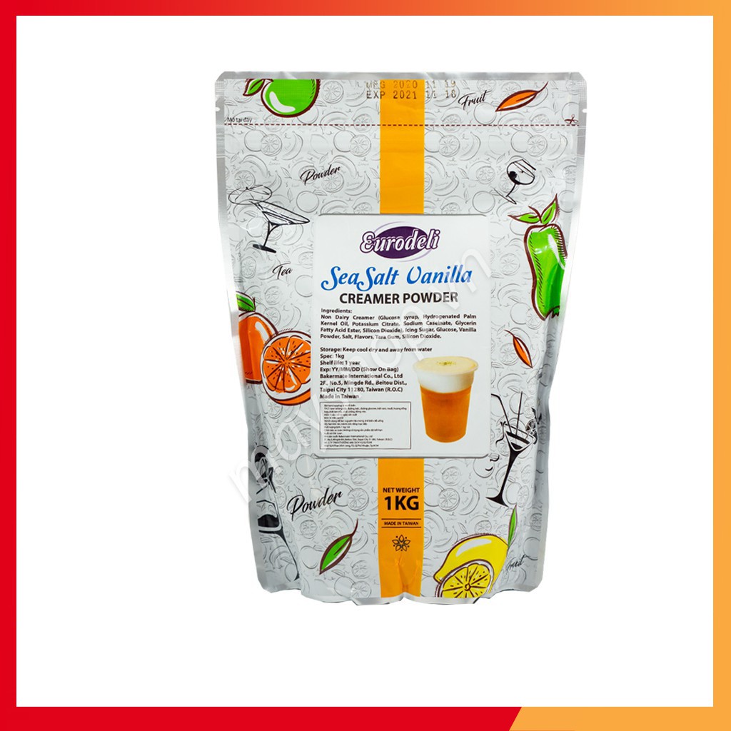 Bột kem mặn vị muối biển, Sea Salt Vanilla (1kg) - anshop
