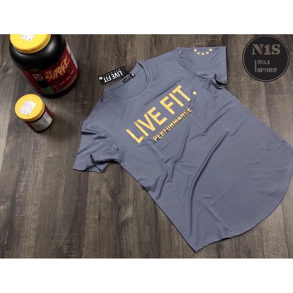 [Hàng Chuẩn] Áo thun body gym Live Fit