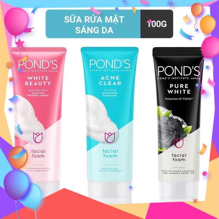 NEW Sữa rửa mặt sáng da Pond’s 50g, 100g