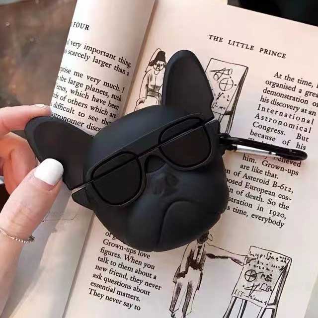 Vỏ Bảo Vệ Hộp Sạc Tai Nghe Airpods 1 / 2 / 3 / pro Hình Chó Bull Thời Trang