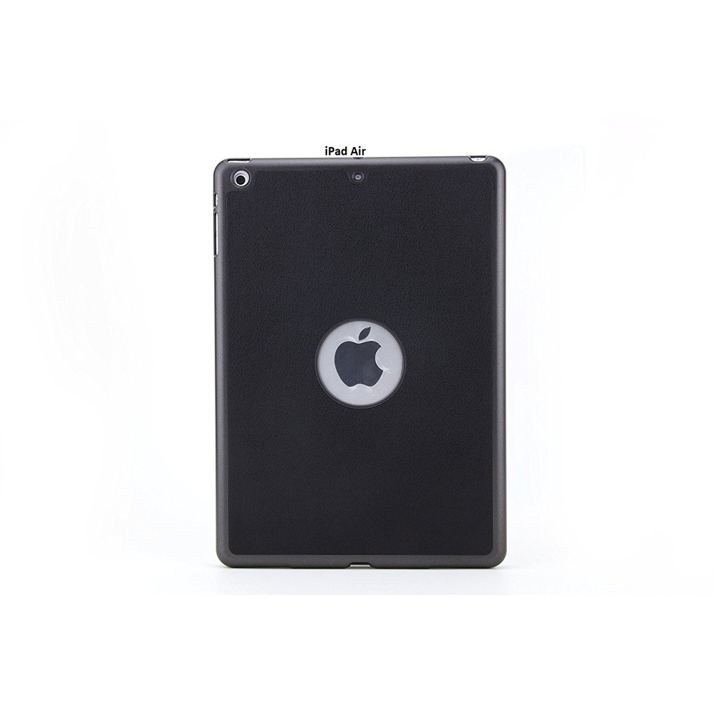 Bao da kiêm bàn phím bluetooth cho iPad Air (Đen) tặng cáp sạc iPhone