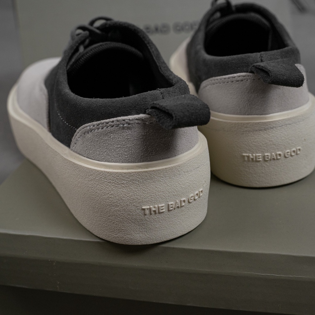 Giày sneaker The Bad God Gray Wolf đế cao su da lộn