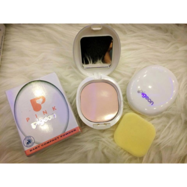 Phấn phủ Pigeon Baby Compact Powder không chì