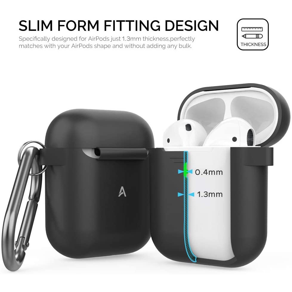 Vỏ hộp silicon bảo vệ cho AirPods 1 | 2