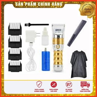 Tông đơ cắt tóc chuyên nghiệp HUAERBO B60 tặng áo choàng và lược cắt tóc - Tông đơ cắt tóc pin trâu