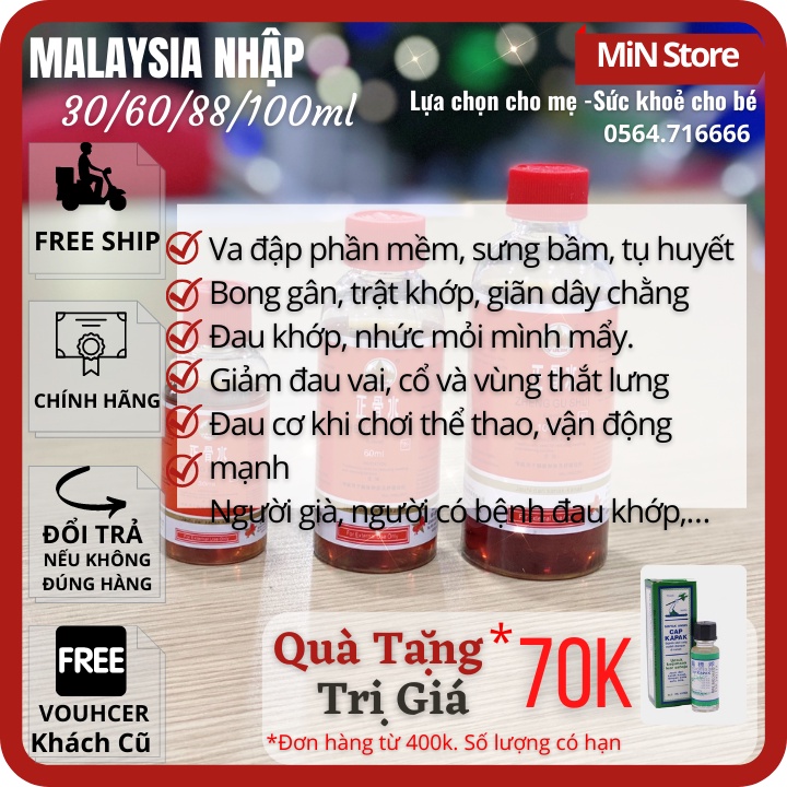 Dầu Xoa Bóp Chánh Cốt Thủy Zheng Gu Shui Giảm Đau Nhức Cho Người Già Đau Vai Gáy Dầu Gia Truyền