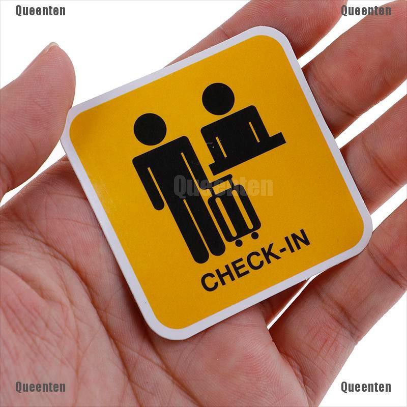 Set 50 miếng dán cảnh báo nhắc nhở đa dụng chống thấm nước