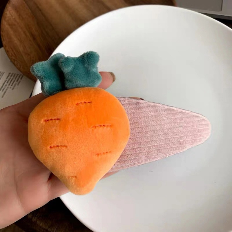 Kẹp tóc hình động vật/trái cây phong cách hàn quốc thời trang dễ thương đáng yêu