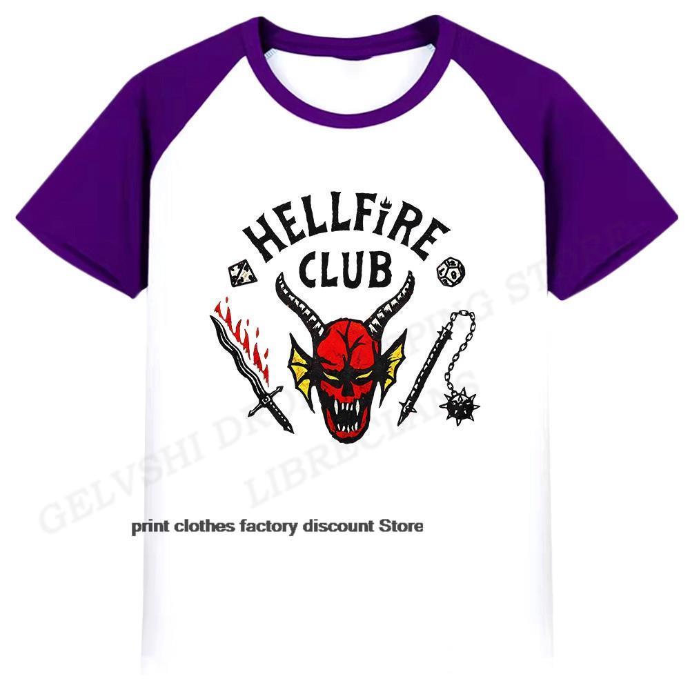 Áo Thun Tay Ngắn Cổ Tròn In Hình Eddie Munson Hellfire Club Season 4 Thời Trang Unisex