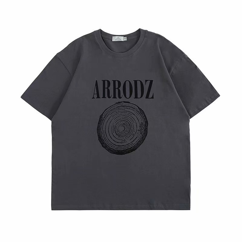 Áo thun tay ngắn dáng rộng in chữ phong cách Hàn Quốc thời trang cho nam size M-5XL