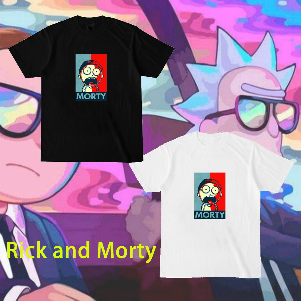 Rick and Morty Shirt Men Korean T Shirt Fashion Harajuku Couple Clothes Loose Cotton Casual Short Sleeve Tee