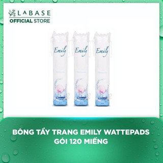 Bông tẩy trang Emily Wattepads Gói 120 miếng
