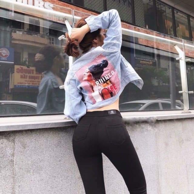 Quần legging xuất Hàn chất đẹp co giãn nâng mông tôn dáng