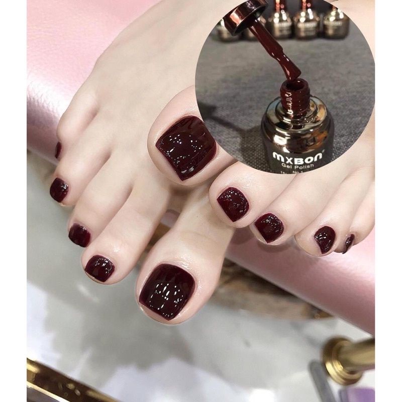 Sơn gel Mxbon màu đặc biệt-Sơn Mxbon đỏ 06 chai 15ml shopmynail