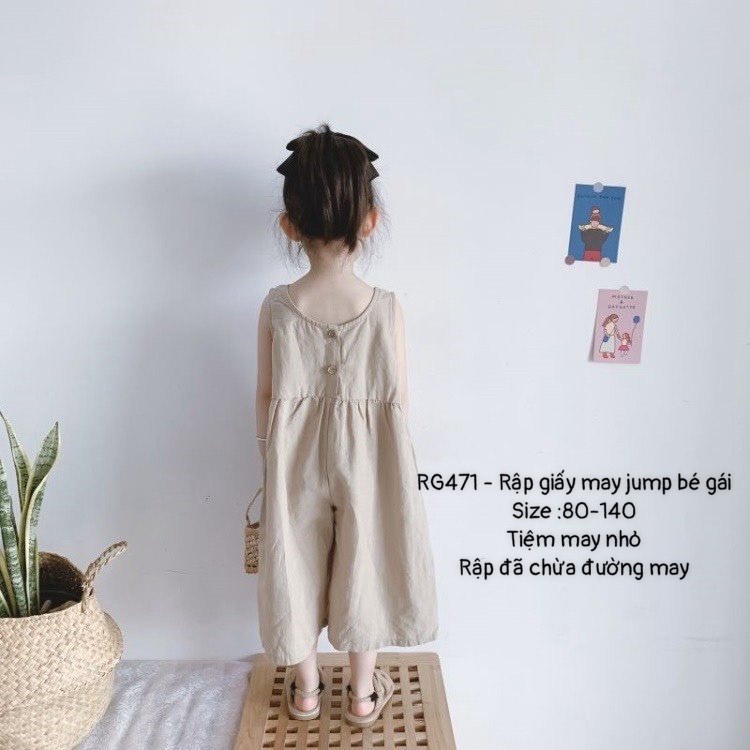 RG471_Rập giấy may jump bé gái
