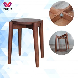 Ghế Mini tự lắp bằng gỗ cao cấp ICONIC