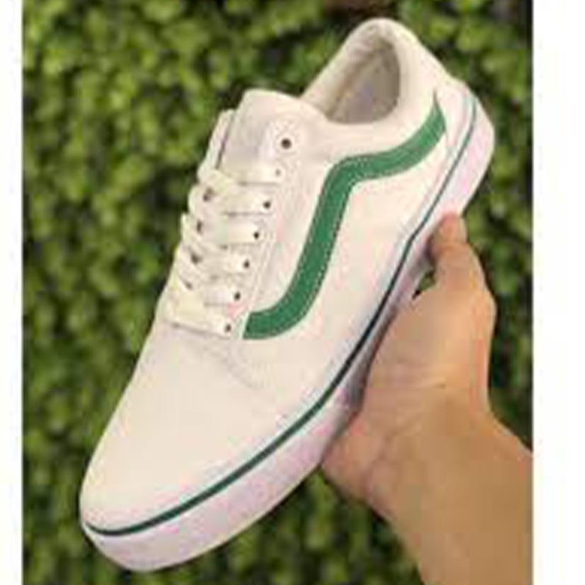 Giày sneaker thể thao nam nữ vans old skool kelly trắng sóng xanh | BigBuy360 - bigbuy360.vn