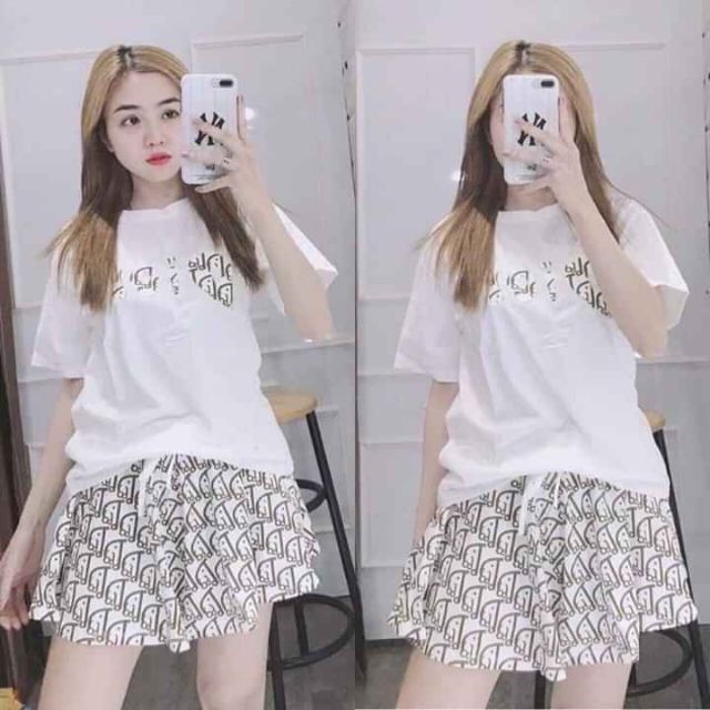 Bộ bộ quần đùi váy