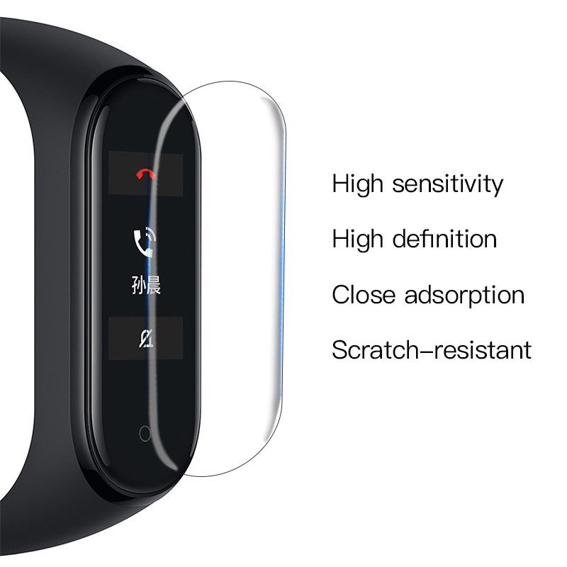 Kính cường lực bảo vệ màn hình cho đồng hồ thông minh Xiaomi Miband mi band 4 3 2 5 band5 miband4 band4 band3 band2