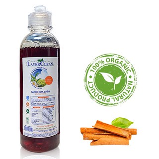 Nước rửa chén bát sinh học Layer Clean chai 300ml