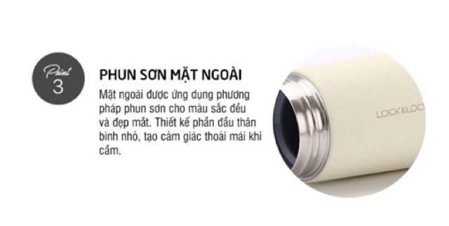 [LOCK&amp;LOC]BÌNH GIỮ NHIỆT ID TUMBLER 450ML LOCK&amp;LOCK-LHC4230( MẪU MỚI LÕI INOX)