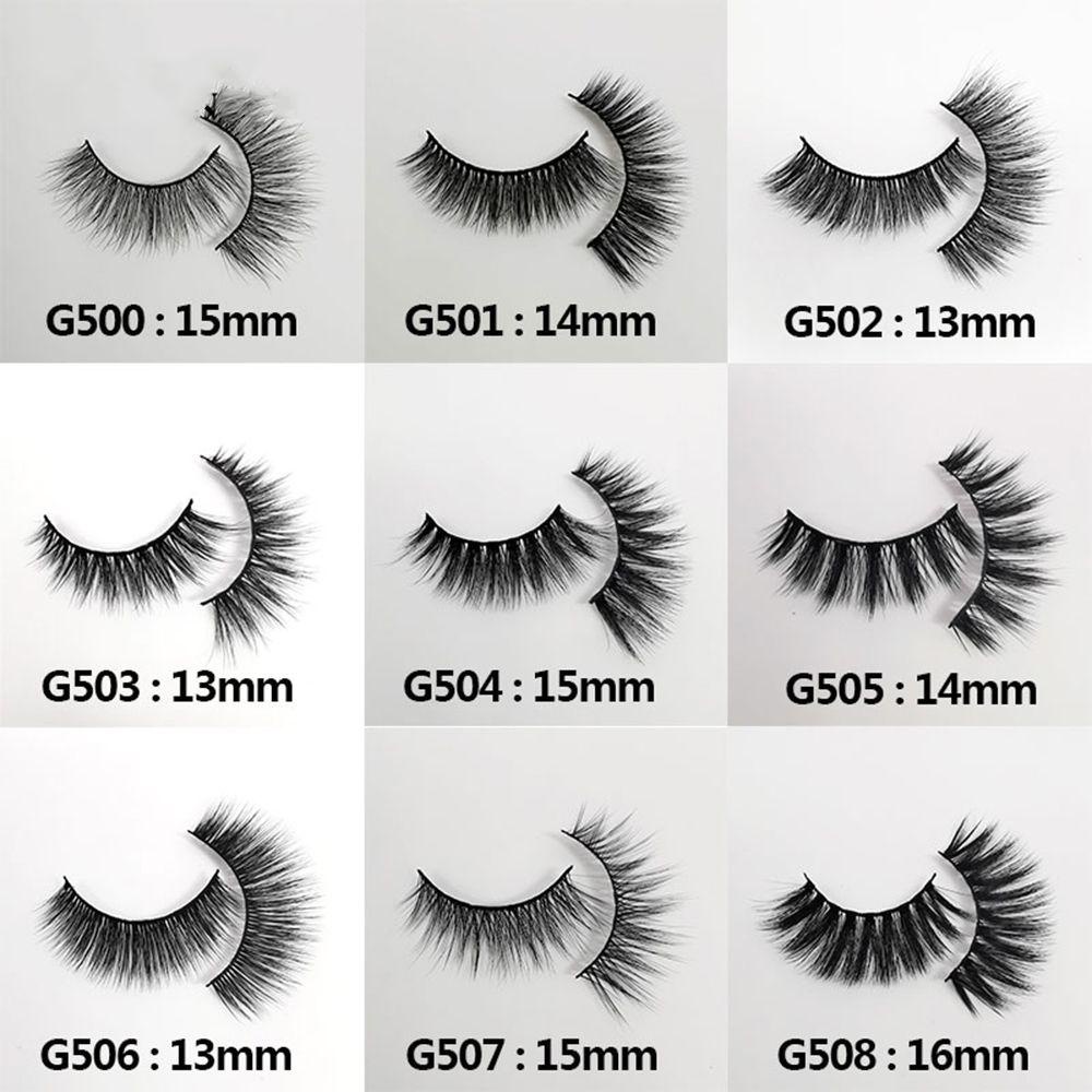 Bộ 5 Cặp Lông Mi Giả Nhiều Lớp Thời Trang Dành Cho Nữ