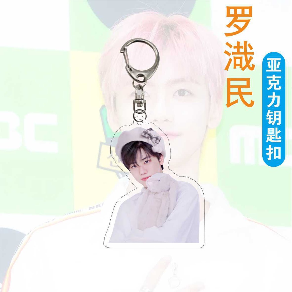 Móc Khóa Acrylic Hai Mặt Hình Thành Viên Nhóm Nhạc NCT