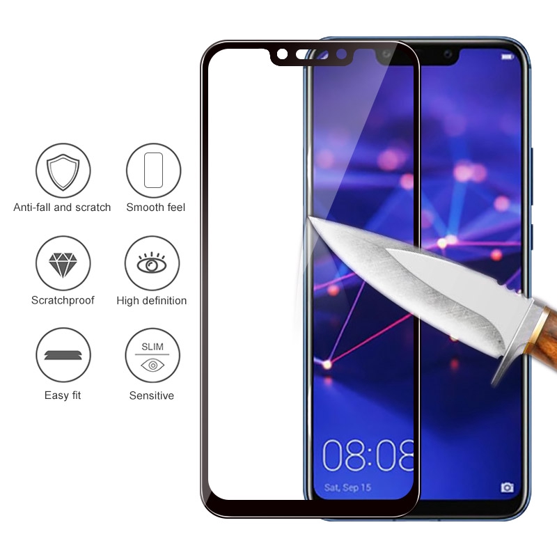 Miếng dán cường lực bảo vệ màn hình điện thoại Huawei P20 P30 Lite Honor 8X 10 9 Lite