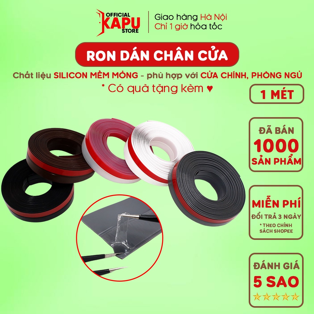 Ron chân cửa loại tốt, ron cửa Silicon chống bụi, cuộn dán cửa chống thoát nhiệt điều hòa - KAPU