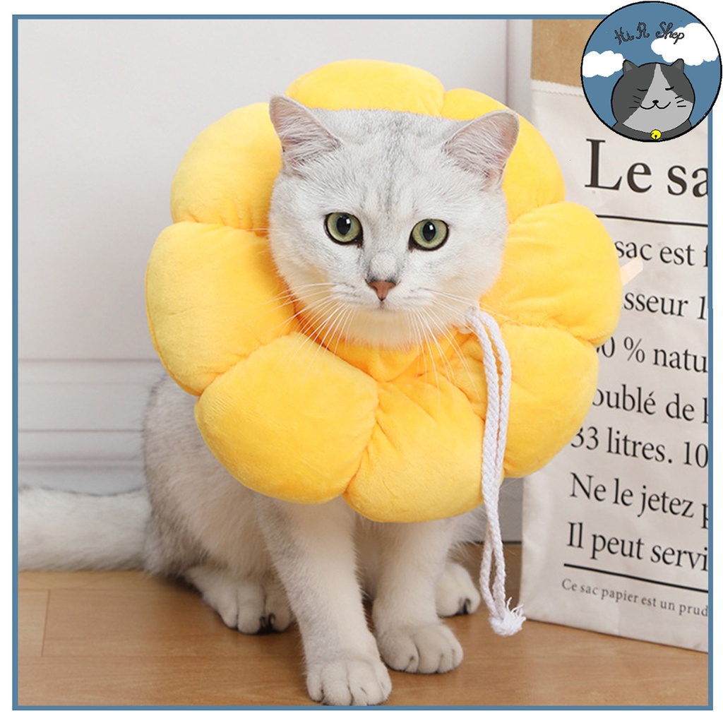 Loa Chống Liếm, Gối Chống Liếm Cho Chó Mèo Bằng Vải Bông Siêu Cute