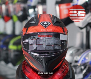 Mũ bảo hiểm fullface yohe 978