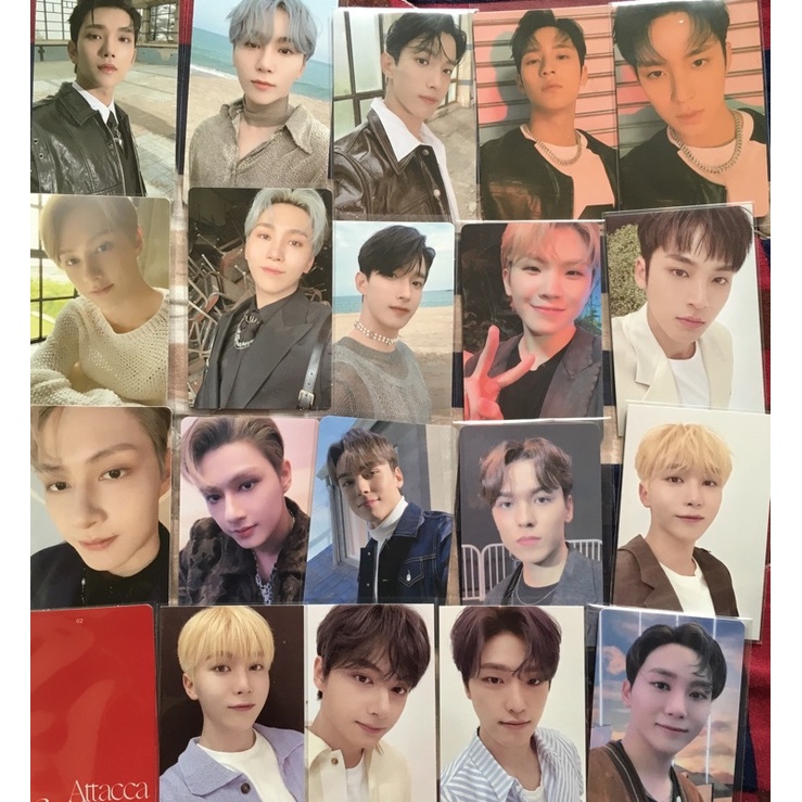 ảnh Photocard luckydraw trong đĩa đơn album Seventeen Attaca
