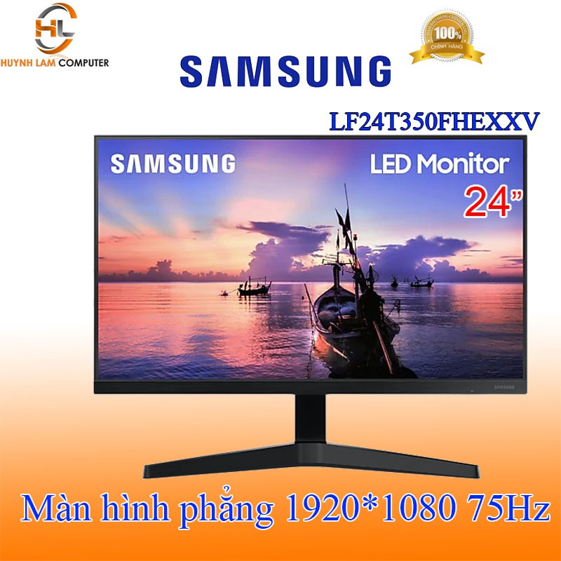 Màn hình máy tính 24inch SamSung LF24T350FHEXXV 1920*1080P 75Hz IPS 5ms - Hãng phân phối