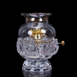 ĐÈN DẦU THỜ CÚNG THỦY TINH PHA LÊ CAO CẤP 03