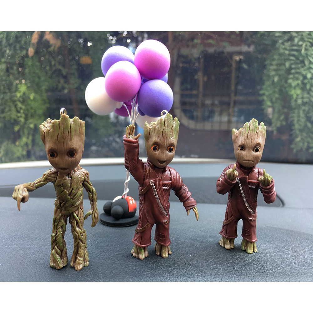 Marvel Phụ Kiện Trang Trí Nội Thất Xe Hơi Hình Nhân Vật Groot Đáng Yêu
