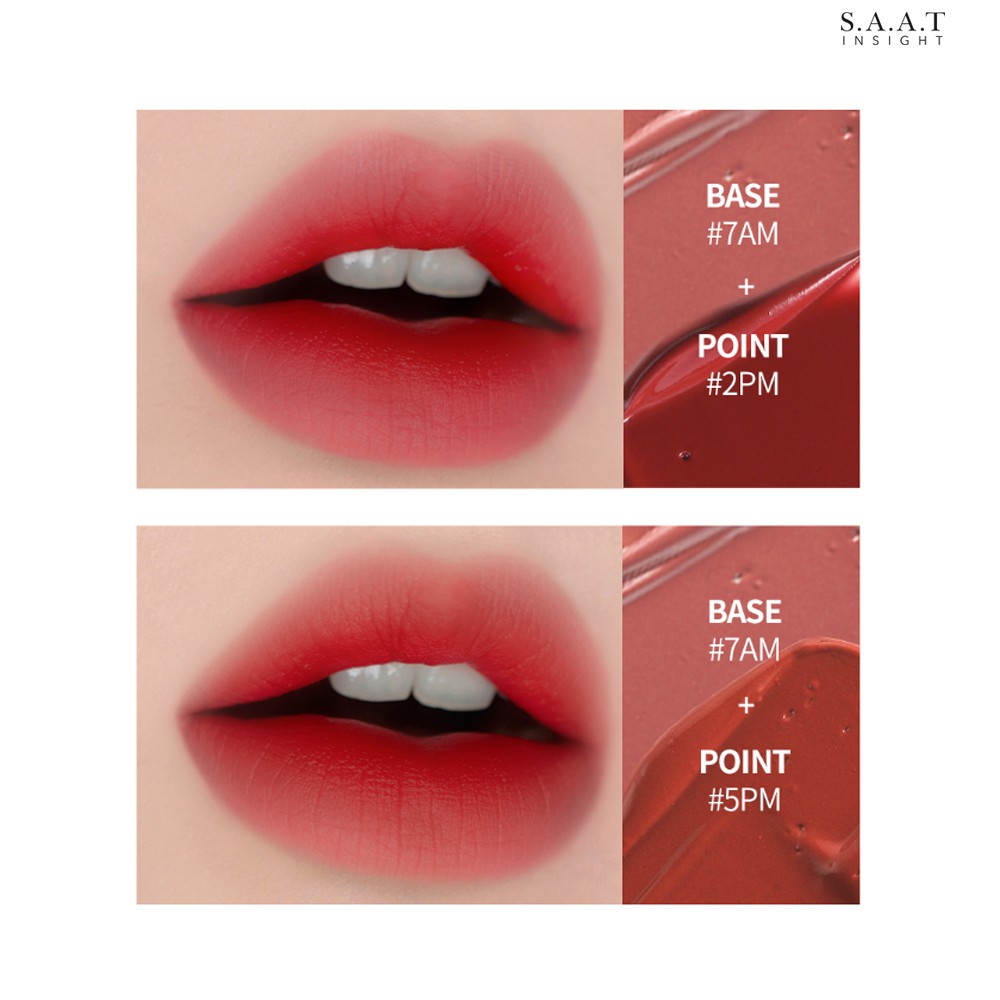 Bộ Son Môi 5 Màu 4g + Kem Lót Mắt 10ml + Xịt Giữ Lớp Trang Điểm 50ml Saatinsight Cao Cấp | BigBuy360 - bigbuy360.vn