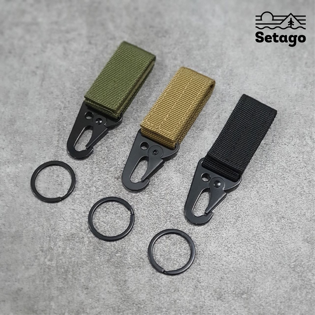 Móc khoá du lịch cắm trại Milichain - Móc khoá vải dù chắc chắn cho mọi hành trình