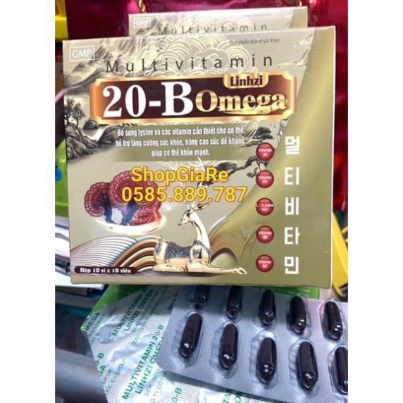 Mulvitamin 30B omega bồi bổ sức khoẻ bổ sung vitamin khoáng chất cho cơ thể, người bị suy nhược, chán ăn, ăn không ngon