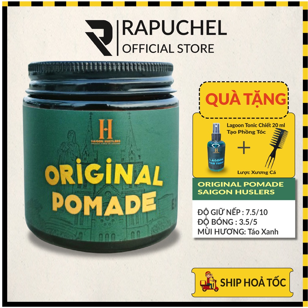 Sáp vuốt tóc nam Original Pomade chính hãng thơm giữ nếp Rapuchel Store SSO01