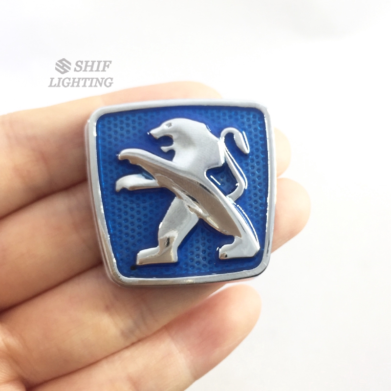 Miếng dán kim loại trang trí xe hơi hình logo PEUGEOT