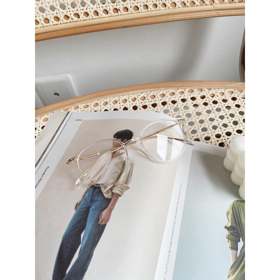 Gọng Kính Cận Moss Store Dáng Tròn Phong Cách Hàn Quốc 90045 + Nhận Cắt Tròng Cận, Loạn, Viễn | BigBuy360 - bigbuy360.vn
