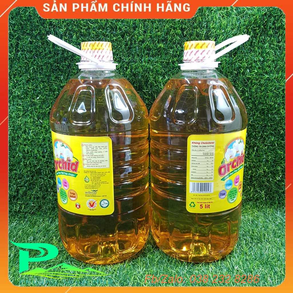 Dầu ăn Orchid 5L, Dầu ăn 5L giá tốt nhất, Dầu ăn tốt giá rẻ