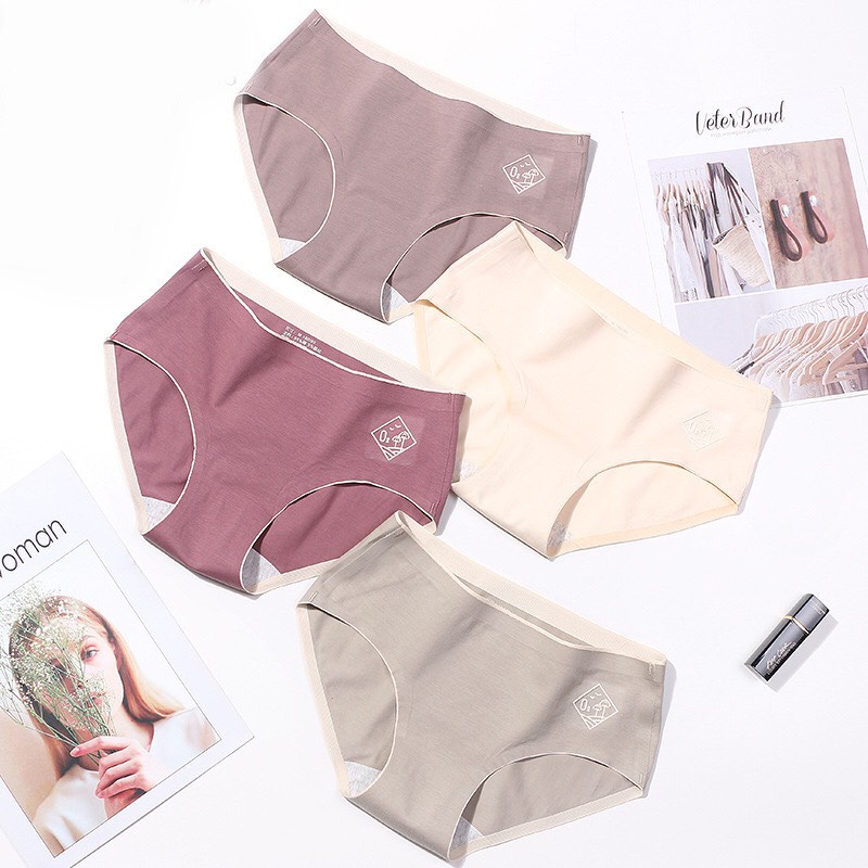 Quần lót nữ O2 Cotton Ép Không Đường May