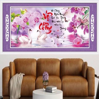 Tranh thêu chữ thập ĐH Vợ Chồng 88902 (95x50) chưa thêu