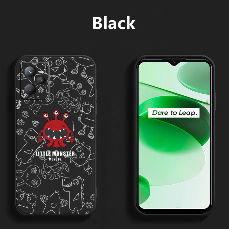 Ốp Điện Thoại Silicon Hình Quái Vật Cho Realme C35 C21Y C25Y C25 C25S C12 C20 C20A C11 2021 Narzo 30A 50A Prime 50i 50 20 Realme 8Pro 8S 8i 4G 5G