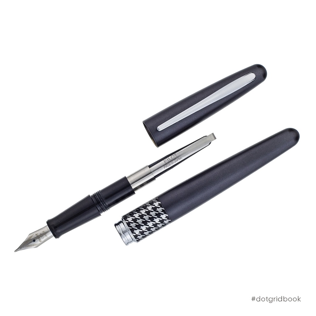 Bút máy Pilot MR3 Metropolitan Retro Pop Gray/FP-MR3-HT-K - Hàng chính hãng Nhật Bản